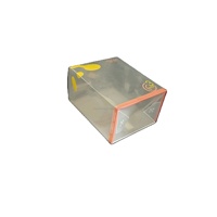 Boîte-cadeau d'emballage en plastique PET transparent écologique imprimé personnalisé Boîte pliante polyvalente