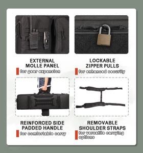 İhtisas 600D Polyester taktik dişli paketi için dayanıklı kamp uzun dikdörtgen açık fotoğraf Tripod ekipmanları sırt çantası - Product Image 4