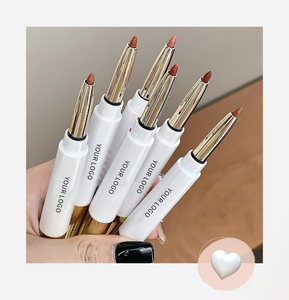 Bán buôn bó Lip Gloss Kit với lót và son môi nhung Matte đôi Head Lip Gloss 2 trong 1 Lip Liner và Lip Gloss - Product Image 4