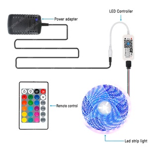 Trung Quốc Nhà cung cấp tốt 100W 8A 4 kênh thông minh thời gian DC 5V-24V không dây RGBW Led điều khiển ứng dụng nhà 24K ma thuật điều khiển từ xa - Product Image 5