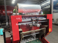 ASLAN MACHINERY ASL-SBM-55 Enrouleur de film pour ensilage agricole et foin, ensacheuse automatique à moteur haute productivité pour fourrage