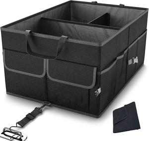 Custom Logo Draagbare Opvouwbare Multi-Compartiment <span class=keywords><strong>Auto</strong></span> Kofferbak Organizer Voor <span class=keywords><strong>Auto</strong></span> <span class=keywords><strong>Auto</strong></span> Accessoires - Product Image 1