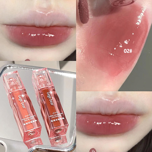 Ventas al por mayor Gege Bear Liquid Lipcolor Espejo acuoso Hidratante Brillo de labios Antiadherente Sweet <span class=keywords><strong>Lip</strong></span> Glaze lindo diseño Jelly <span class=keywords><strong>lip</strong></span> <span class=keywords><strong>gloss</strong></span> - Product Image 3