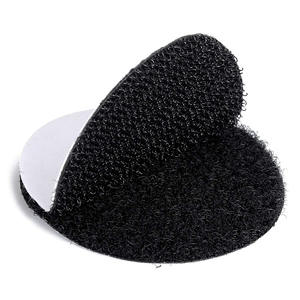 Fabrika toptan özel boyut renk şekli 5cm 6cm kendinden yapışkanlı yuvarlak cırt cırt nokta - Product Image 1