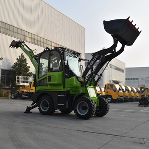 Mejor Cargadora de Ruedas Diésel China 2T con Retroexcavadora, Directo de Fábrica, Bajo MOQ, Minicargadora de 1-3 Toneladas de Carga Nominal para Cubo de Excavación Profunda - Product Image 1