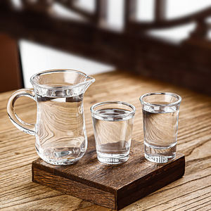 Verre à liqueur transparent de haute qualité, pot à liqueur, mug, capacité de 40 ml, 50 ml, 120 ml pour la tequila et le brandy, inspiré du <span class=keywords><strong>Baijiu</strong></span> <span class=keywords><strong>chinois</strong></span> - Product Image 4