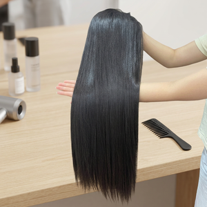 Peluca de Cabello Humano Vietnamita de Lujo, Liso Natural, con Cierre HD 5x5, 100% Virgen, Cutícula Alineada - Product Image 1