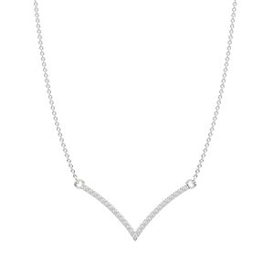 Collier élégant pour femme plaqué or rose avec symbole de l'éternité et diamants - Cadeau de luxe pour fiançailles ou anniversaire - Product Image 2