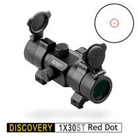 Discoveryopt 1X30 ST Red Dot Scope Aluminium Tactique Étanche Red Dot Sight pour Accessoires de Chasse