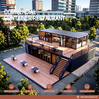 Restaurants conteneurs, bars conteneurs et cafés conteneurs multiples et connectés, populaires en Europe et en Amérique
