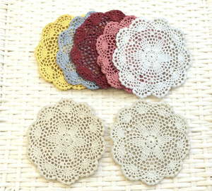 Klassische handgemachte Häkel matte für <span class=keywords><strong>Vintage</strong></span> Tisch dekoration und Schüssel ständer - Product Image 4