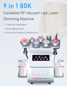 최신형 지방흡입 RF 지방분해 초음파 캐비테이션 기계 80k 지방흡입 지방분해 레이저 기계 체중 감량 9 in 1 - Product Image 2