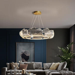 โคมไฟสไตล์นอร์ดิกมินิมอลสมัยใหม่ โคมไฟโพสต์โมเดิร์นสุดหรู โคมไฟห้อยเพดานยอดนิยมสำหรับห้องนั่งเล่นและห้องรับประทานอาหาร - Product Image 3