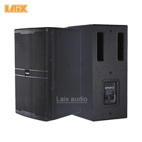 Système audio extérieur passif LAIX KP412 350 Watt, haut-parleur professionnel avec woofer de 12 pouces, 2 haut-parleurs, 2.0 canaux, en bois