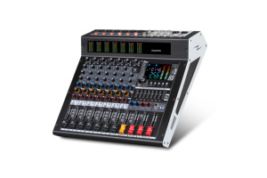 Mezclador de <span class=keywords><strong>DJ</strong></span> Profesional <span class=keywords><strong>RX</strong></span>-8 de 8 Canales con Efectos de Reverberación y Loop DSP de 256 Bits Integrados, Grabador Integrado, Ecualizador de 3 Bandas y Salida Estéreo - Product Image 2