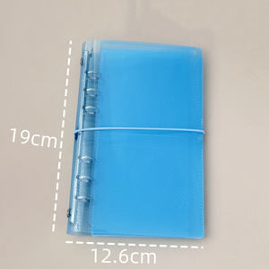 Mini classeur à feuilles mobiles M5/A7/A6 à trois volets avec cordon élastique, poche de verrouillage, <span class=keywords><strong>pochette</strong></span> pour carnet, sac, enveloppe pour cartes, photos - Product Image 5