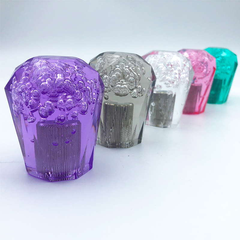 keihin★非売品！3Dクリスタル Universal JDM 150mm Bubble Gear Knob Colorful Transparent