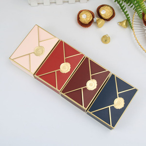 Custom Logo Elegant Envelope Folders Candy Gift Art Paper Wedding <b>Party</b> Favors Chocolate Packaging Sushi Matt Lamination - Product Image 2