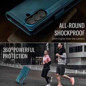 Lujo Caseme <span class=keywords><strong>033</strong></span> Flip PU Funda de cuero para teléfono con tarjeta Slos Stand Funda protectora trasera para Samsung <span class=keywords><strong>Galaxy</strong></span> Z Fold 7 - Product Image 4