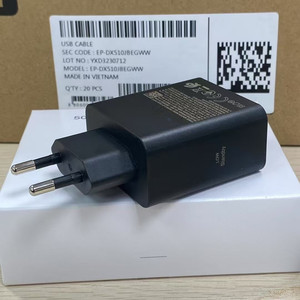 Gốc 50W Kép <span class=keywords><strong>USB</strong></span> C Cổng Siêu Nhanh Điện Thoại Sạc Loại C Nhanh Chóng Sạc Sạc EP-T5020 Cho Samsung Galaxy S25 S24 S23 Siêu - Product Image 4