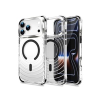Coque de téléphone souple en TPU intégral, anti-chute, antichoc, avec protection magnétique pour iPhone Samsung