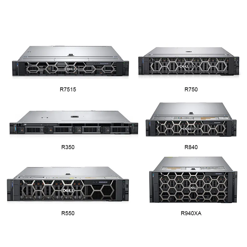Dell PowerEdge R550 2U Rack Server to Power Dual-way Host 2* Silver 4316 40 core 80 threads 64G memory /4*8TB SAS/H745/800W*2