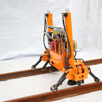 Machine compacte de levage de voies ferrées hydraulique avec moteur à essence pour une remplacement et un alignement efficaces des rails sur site