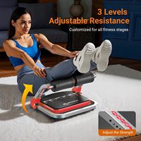 Appareil d'entraînement abdominal portable et polyvalent pour la maison, aide aux sit-ups, machine à crunches pour amincir le ventre, idéal pour l'entraînement à domicile transfrontalier