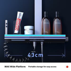 Sistema de <span class=keywords><strong>ducha</strong></span> con teclas de Piano de 4 funciones, montaje en pared, cabezal de <span class=keywords><strong>ducha</strong></span> de baño de aluminio frío y caliente con grifo de <span class=keywords><strong>ducha</strong></span> y baño de espectáculo Digital - Product Image 5