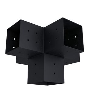 Kits de support de pergola à 5 voies Support de toit pour pergola centrale (acier 4x4) pour grandes pergolas avec 4 blocs/sections - Product Image 2