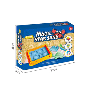 Kit de Manualidades Interactivo, Serie Océano, Set de Modelado de Estrellas Mágicas con Arena Móvil para Niños, Juego Creativo e Inteligente - Product Image 6