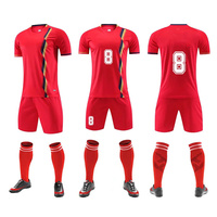 Ensemble complet d'uniformes de football, maillot de football respirant à manches courtes, tenue de sport, entraînement, promotions de septembre
