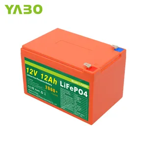 Batería de iones de litio recargable Lifepo4, 12V, 12Ah, precio directo de fábrica, gran oferta