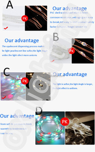 Cadena de <span class=keywords><strong>luces</strong></span> LED de Navidad APP Control de sincronización de música 2m/3m/5m/10M/20m <span class=keywords><strong>Luces</strong></span> de decoración de árbol de Navidad para árbol de Navidad - Product Image 6