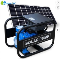 Pompe à eau solaire DC 2,5 CV avec contrôleur MPPT pour l'irrigation agricole