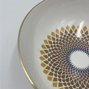 Juego <span class=keywords><strong>de</strong></span> Vajilla <span class=keywords><strong>de</strong></span> Melamina Regal Golden Medallion, Plato, Tazón y Vaso Decorados <span class=keywords><strong>para</strong></span> Comidas Cotidianas y Festivas con Estilo - Product Image 6