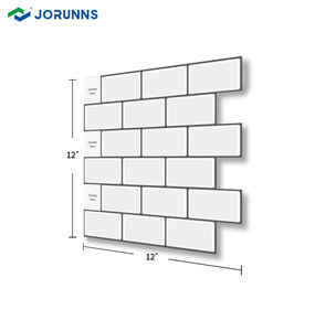 <span class=keywords><strong>Piastrelle</strong></span> Adesive 3D Jorunns, Confezione da 10, <span class=keywords><strong>Piastrelle</strong></span> Subway <span class=keywords><strong>Autoadesive</strong></span> Lucide Bianche per Cucina e <span class=keywords><strong>Bagno</strong></span> - Product Image 2