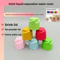 Bouchon de bouteille en plastique pour eau minérale, café, miel, thé, séparation solide-liquide, anti-humidité, pour petites quantités de thé en poudre
