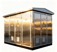 YBW - Équipement de distribution d'énergie intelligent compact - Boîte de distribution en acier galvanisé durable - 10 kV - IP53 - Sous-station efficace