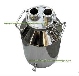 10 एल खाद्य-ग्रेड घरेलू 316 स्टेनलेस स्टील ब्रीविंग किण्वन आसवन रिएक्टर टैंक - Product Image 3