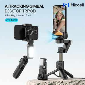 Stabilisateur de téléphone intelligent à suivi IA avec perche à selfie de 650 mm et lumière LED intégrée pour le streaming en direct, le vlogging et les créateurs de contenu - Product Image 3