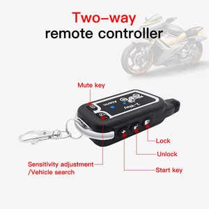 Sistem <span class=keywords><strong>Alarm</strong></span> Keamanan Sepeda Motor Dua Arah dengan Remote Start, Speaker, dan Kunci Anti Maling - Product Image 4