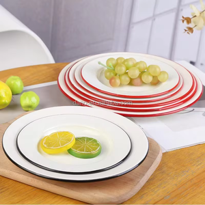 Ustensiles de cuisson en émail Plats de cuisson Moule à tarte Moule à gâteau Plateaux pour four à micro-ondes Logo personnalisé - Product Image 5