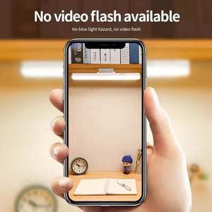 Barra de Luz LED Magnética de 3W Recargable y Regulable para Espejo de Maquillaje, Luz de Pared, Luz Bajo Mostrador, Lámparas de Escritorio - Product Image 4