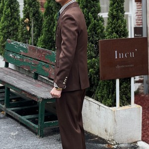 <span class=keywords><strong>Abito</strong></span> da uomo in stile retrò <span class=keywords><strong>doppiopetto</strong></span> da lavoro per motivi estivi in tessuto britannico ispirato a gentiluomini - Product Image 6