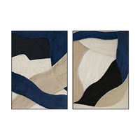 Œuvre d'art Wabi-Sabi minimaliste moderne de luxe, faite à la main, nature morte, art mural, peinture à l'huile sur toile encadrée, décoration pour la maison et l'hôtel