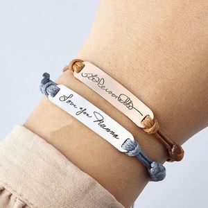 Custom Adjustable Diy <b>Bracelets</b> Wrist Stainless Steel Bar Nylon <b>Rope</b> for Braided <b>Bracelet</b> 2Mm-4Mm Charms - Product Image 1