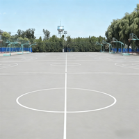 Estera de suelo para deportes al aire libre de alta calidad, azulejos de PP, impermeable, resistente al desgaste, ecológico, 5mm, canchas de baloncesto de tenis modernas