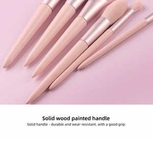 Nouvel ensemble de 11 pinceaux de <span class=keywords><strong>maquillage</strong></span> exquis et élégants à prix abordable, pinceau à poudre libre rose doux, ensemble <span class=keywords><strong>complet</strong></span> d'outils de beauté - Product Image 3