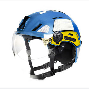 หมวกนิรภัย FMA สีเทาคุณภาพสูง วัสดุ ABS สำหรับการค้นหาและกู้ภัยทางยุทธวิธี (SAR) และงานก่อสร้าง - Product Image 4